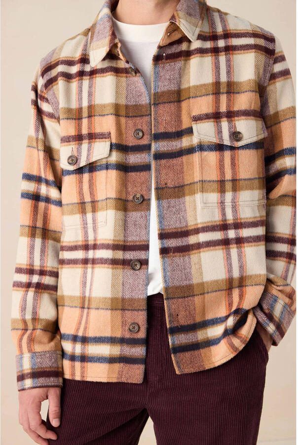 Sissy-Boy geruit overshirt oranje - Foto 1