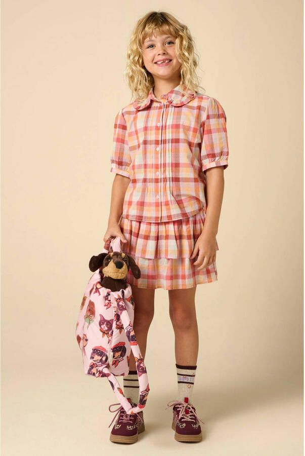 Sissy-Boy geruite blouse oranje - Foto 3