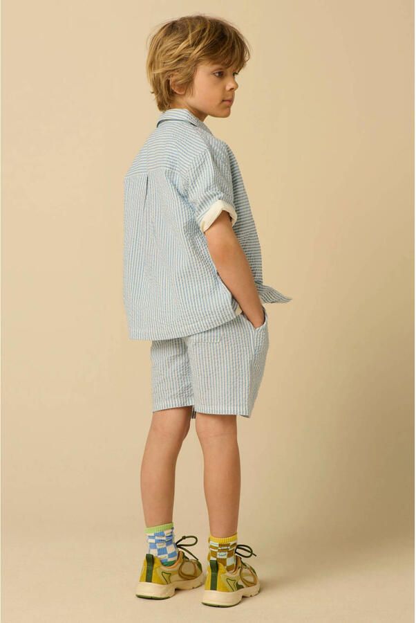 Sissy-Boy gestreept casual overhemd blauw - Foto 3