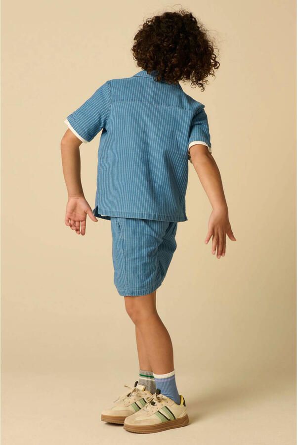Sissy-Boy gestreept casual overhemd blauw - Foto 2