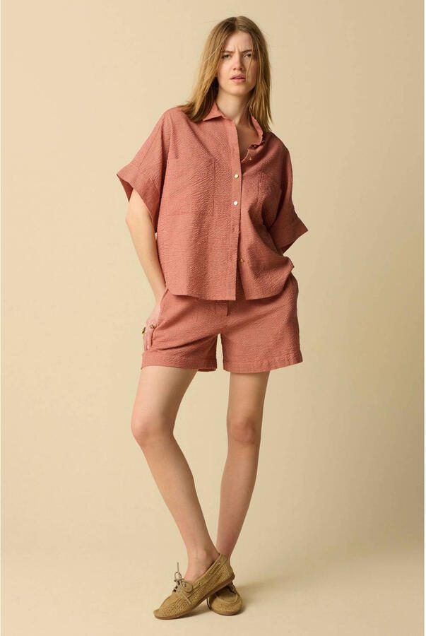 Sissy-Boy gestreepte blouse roze