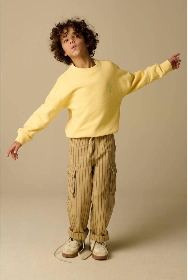 Sissy-Boy gestreepte casual broek lichtbruin - Foto 2