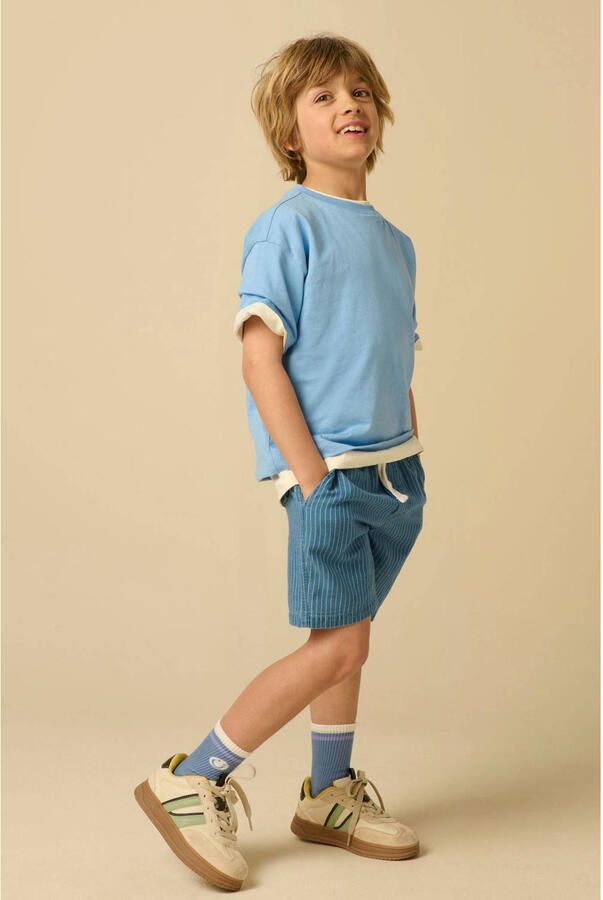 Sissy-Boy gestreepte casual short medium blue denim - Foto 2