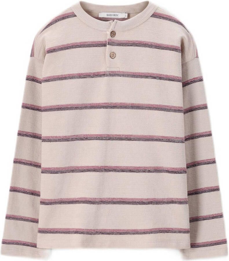 Sissy-Boy gestreepte longsleeve beige