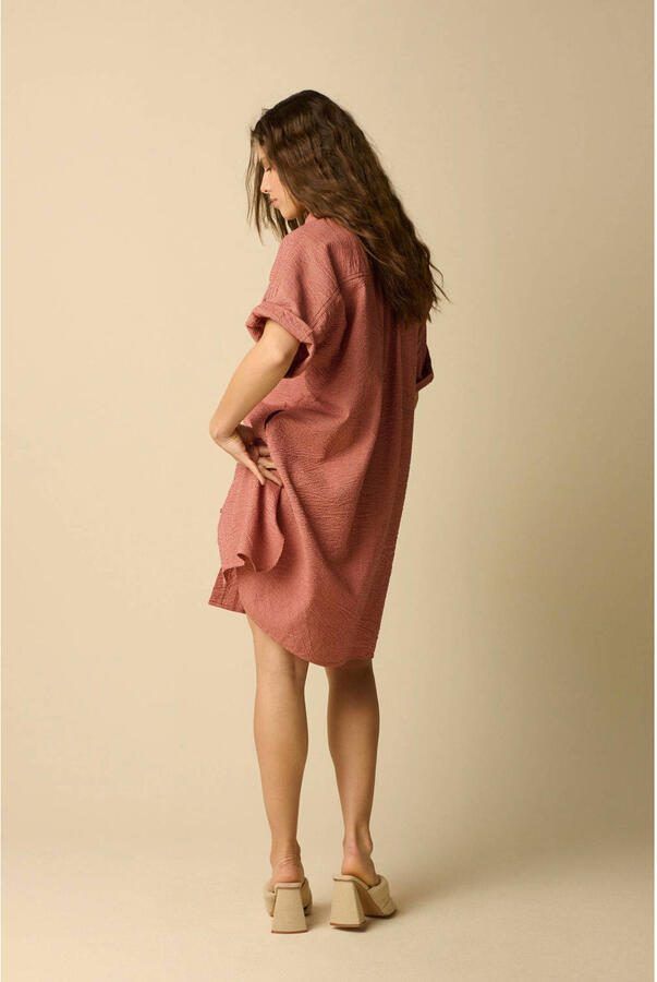 Sissy-Boy gestreepte midi jurk roze - Foto 2