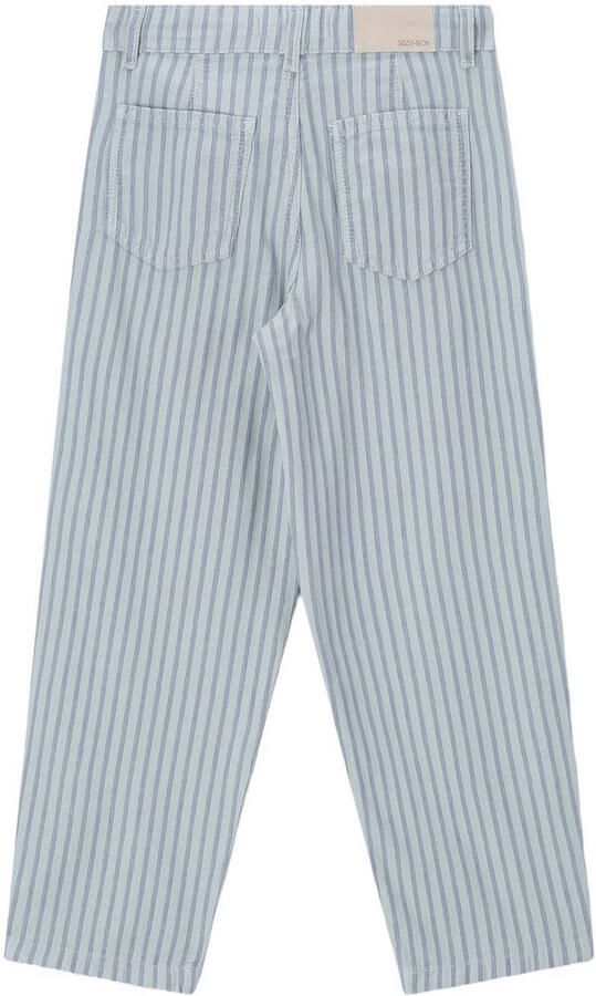 Sissy-Boy gestreepte straight leg jeans blauw - Foto 2
