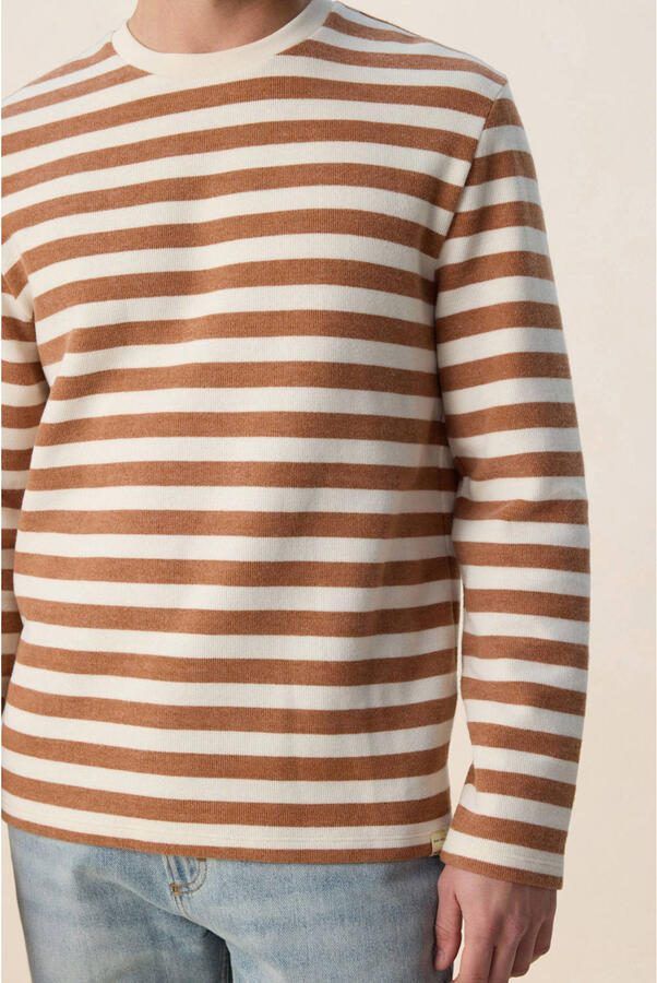 Sissy-Boy gestreepte sweater bruin - Foto 2