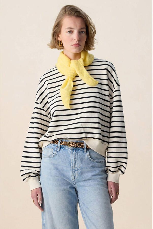 Sissy-Boy gestreepte sweater wit