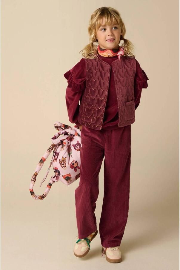 Sissy-Boy gilet donkerrood