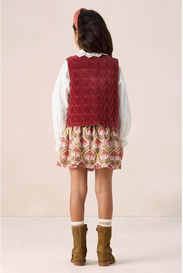 Sissy-Boy gilet met hartjes donkerrood - Foto 2