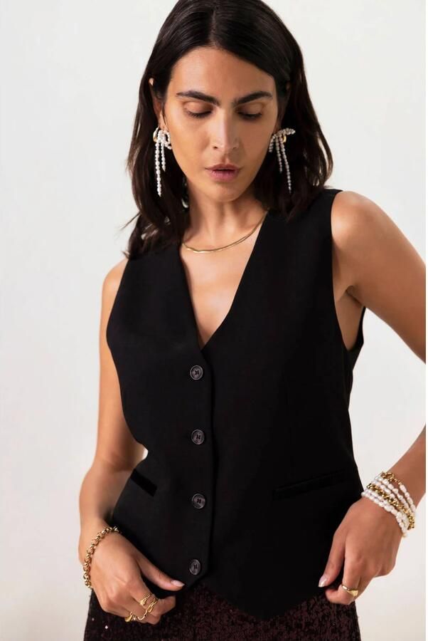 Sissy-Boy gilet zwart