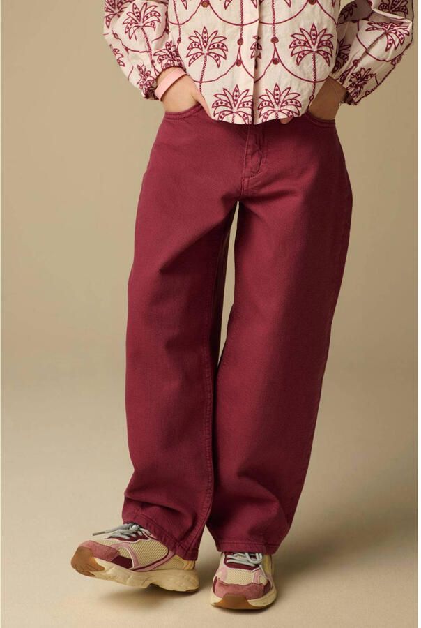 Sissy-Boy high waist barrel jeans roze