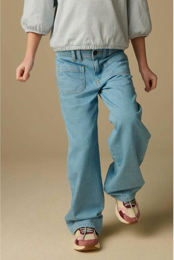 Sissy-Boy high waist straight leg jeans light blue denim