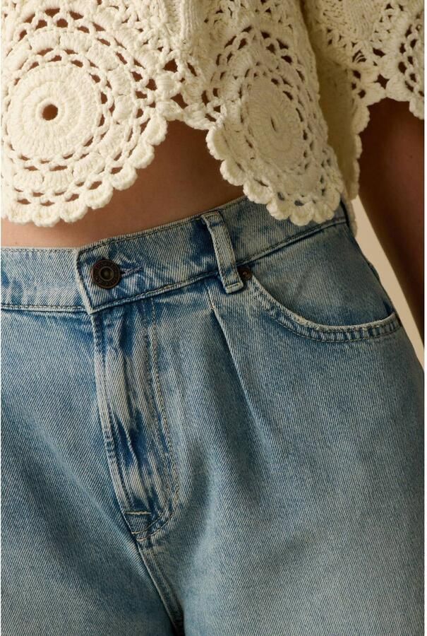 Sissy-Boy high waist wide leg jeans blauw - Foto 2
