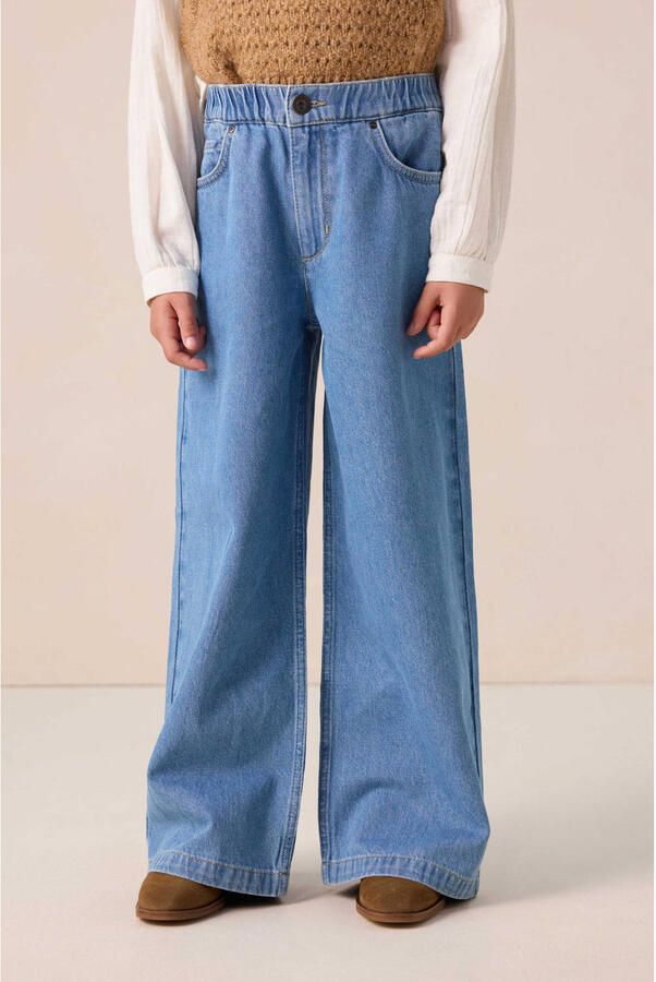 Sissy-Boy high waist wide leg jeans medium blue denim
