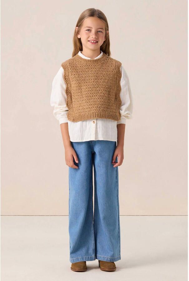 Sissy-Boy high waist wide leg jeans medium blue denim - Foto 3