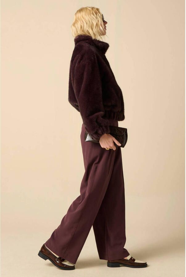 Sissy-Boy winter faux fur jas donkerbruin - Foto 2