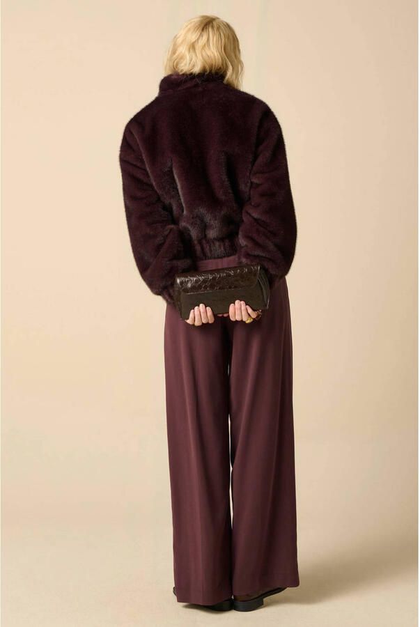 Sissy-Boy winter faux fur jas donkerbruin - Foto 3