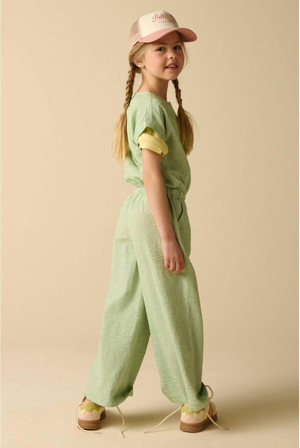 Sissy-Boy jumpsuit groen met krijtstreep