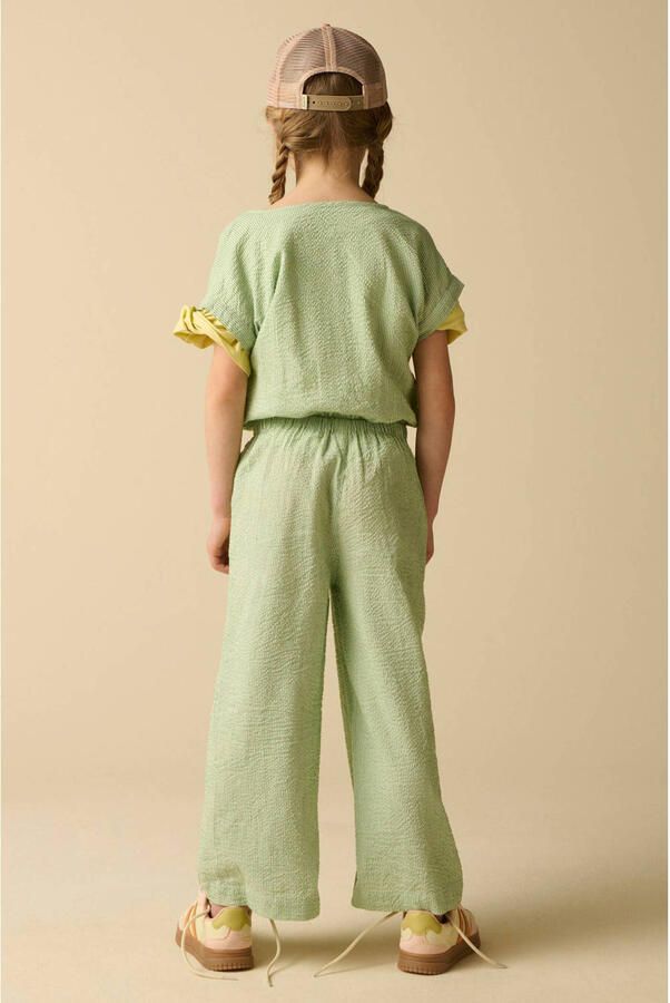 Sissy-Boy jumpsuit groen met krijtstreep - Foto 2