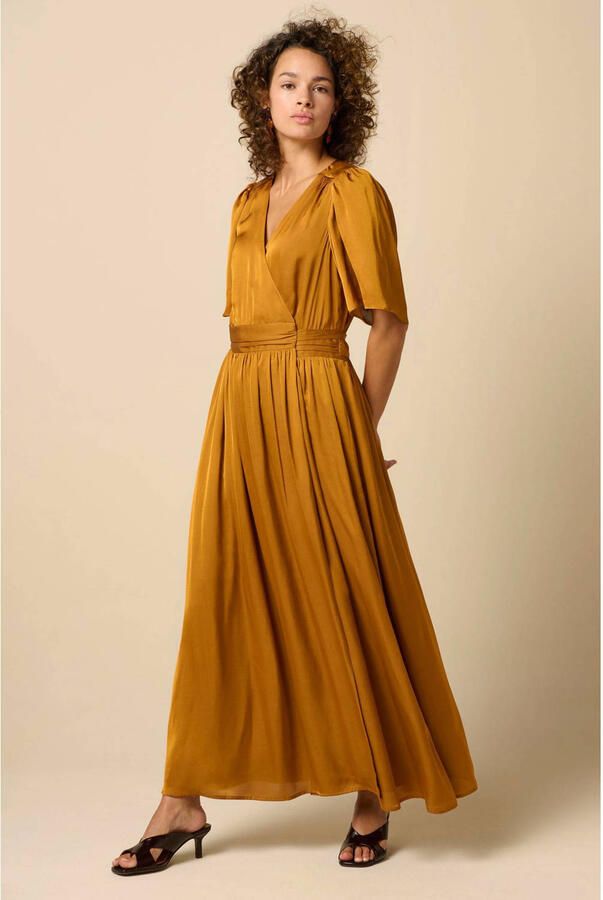 Sissy-Boy maxi jurk bruin