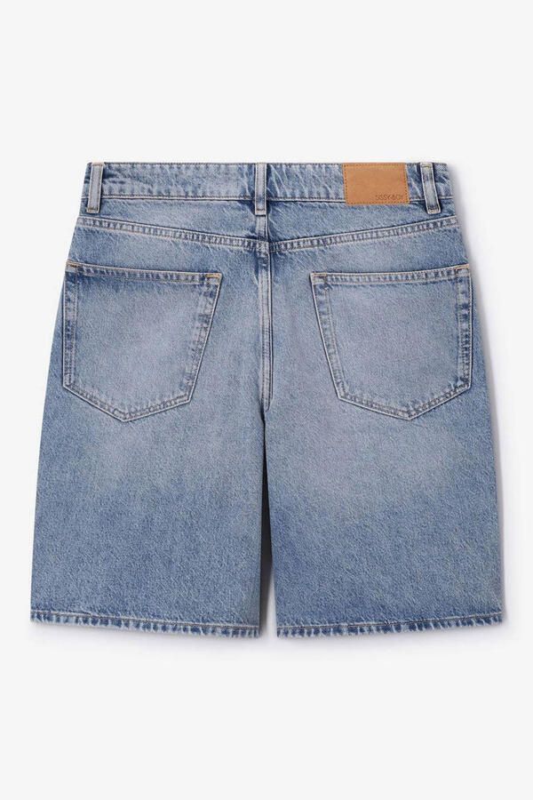 Sissy-Boy katoenen baggy denim short blauw - Foto 3