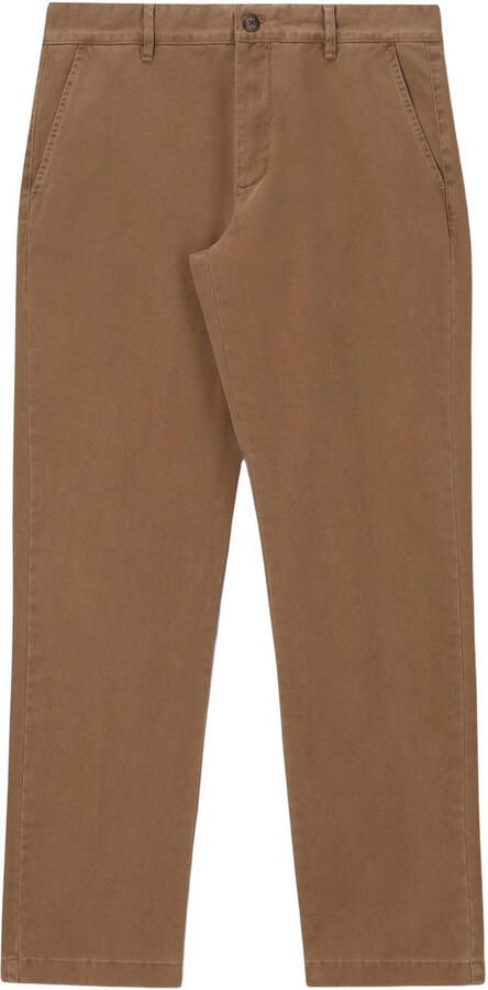Sissy-Boy katoenen slim fit chino bruin