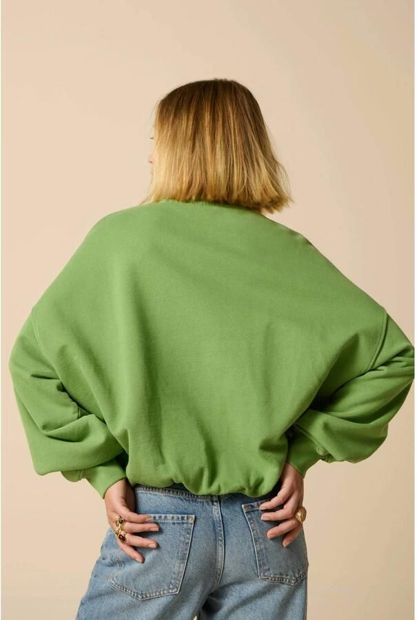 Sissy-Boy katoenen sweater groen - Foto 2