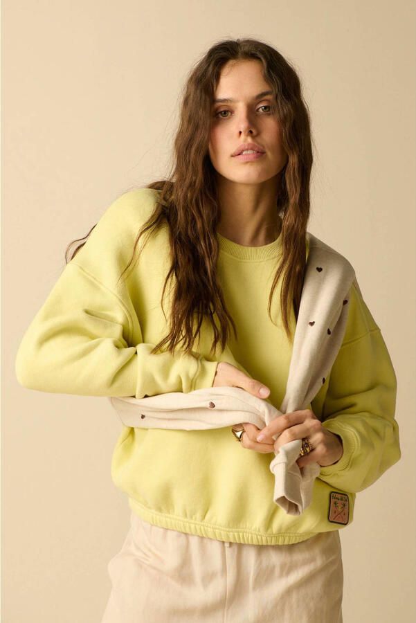 Sissy-Boy katoenen sweater lichtgeel