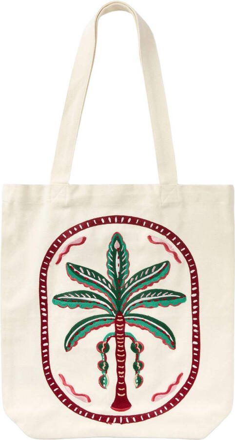 Sissy-Boy katoenen tas met printopdruk lichtgeel