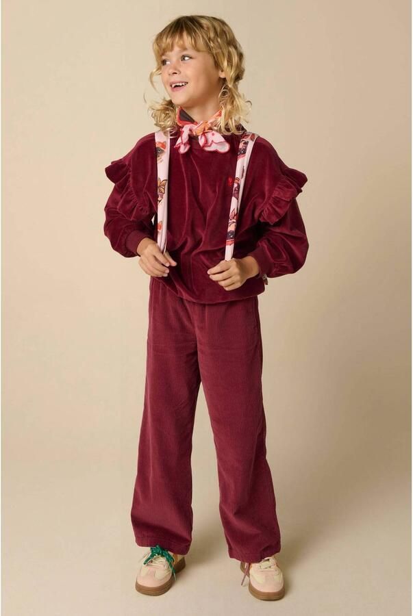 Sissy-Boy katoenen trui donkerrood