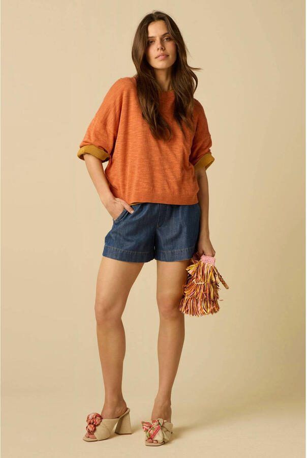 Sissy-Boy regular fit casual short blauw - Foto 2
