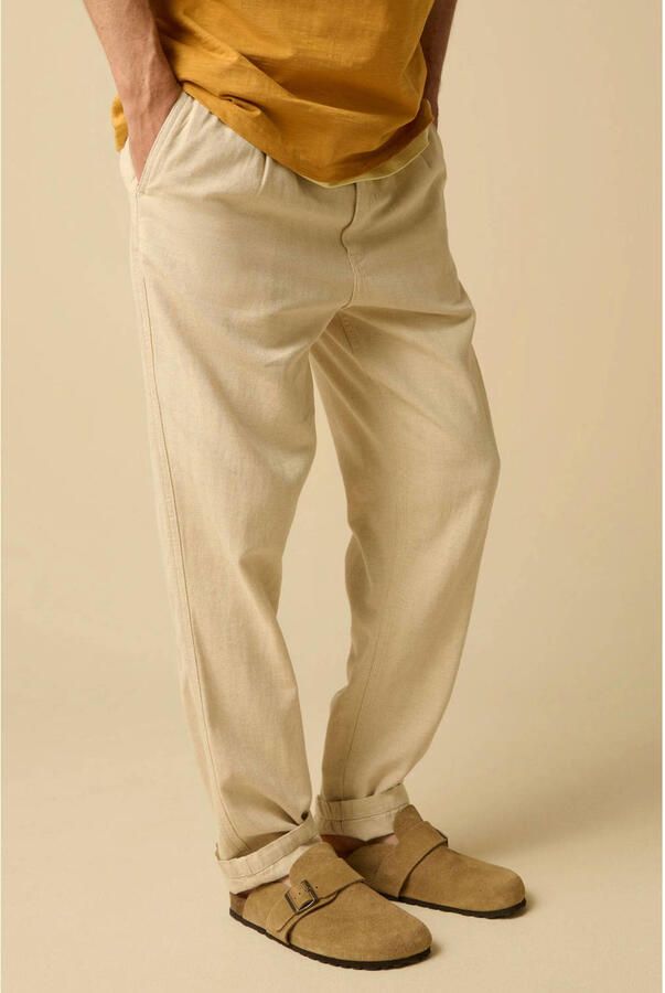 Sissy-Boy linnen relaxed fit broek wit