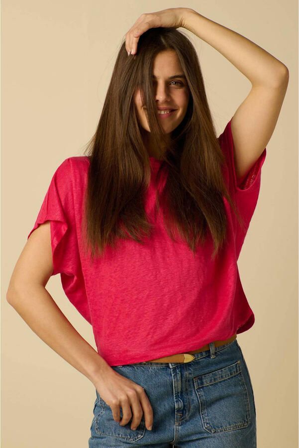 Sissy-Boy linnen T-shirt roze
