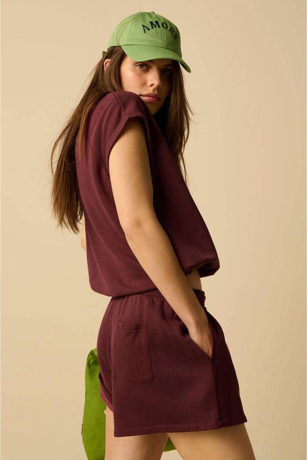 Sissy-Boy lyocell sweater donkerrood - Foto 2