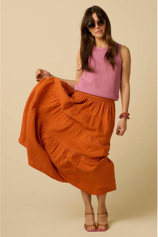 Sissy-Boy maxi rok oranje