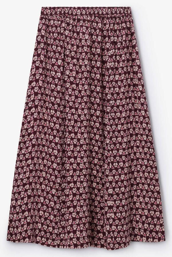 Sissy-Boy midi rok met print donkerrood - Foto 2