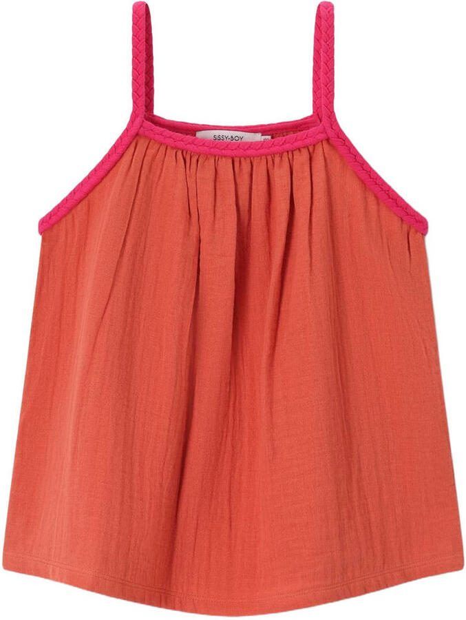 Sissy-Boy mouwloze top oranje