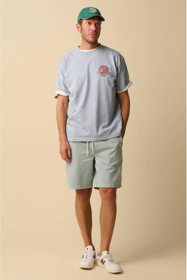 Sissy-Boy regular fit short lichtblauw - Foto 3