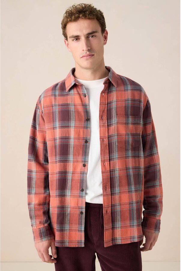 Sissy-Boy regular geruite casual overhemd rood