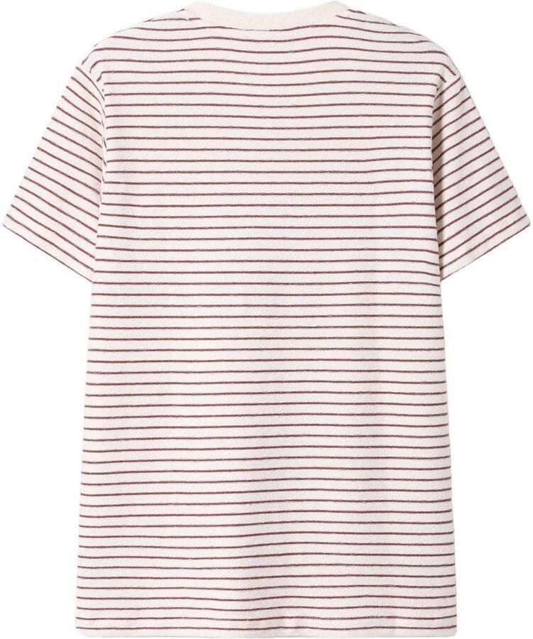 Sissy-Boy regular gestreepte T-shirt donkerbruin - Foto 2