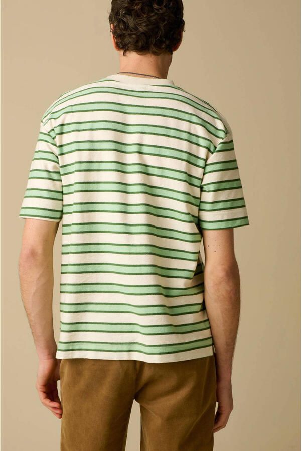 Sissy-Boy regular gestreepte T-shirt groen - Foto 3