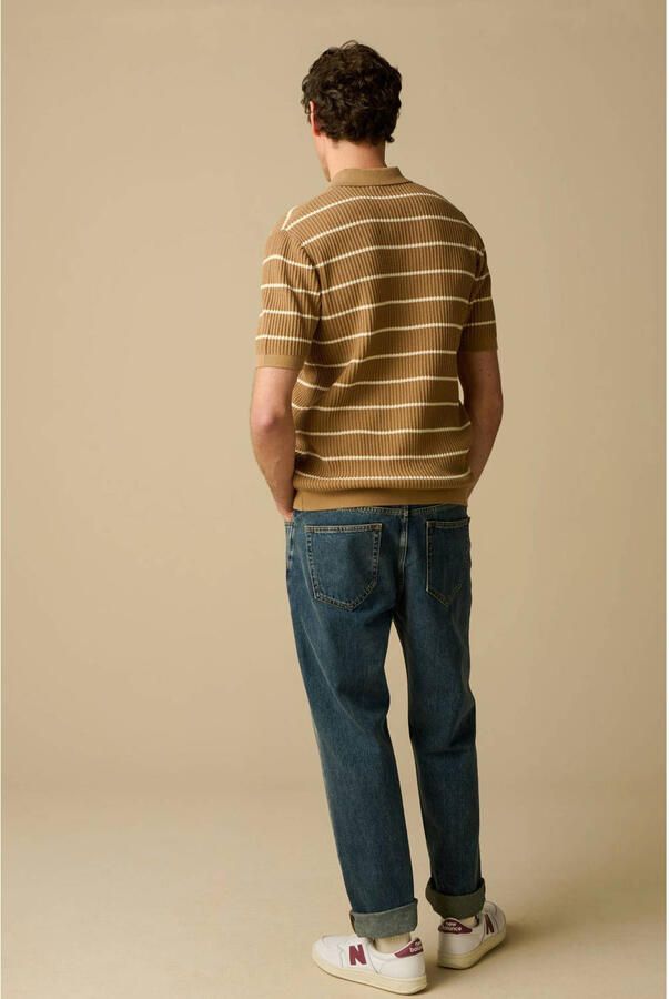 Sissy-Boy regular gestreepte T-shirt lichtbruin - Foto 2
