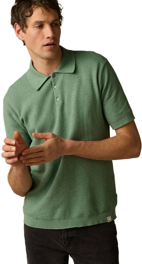 Sissy-Boy regular T-shirt fijn gebreid groen