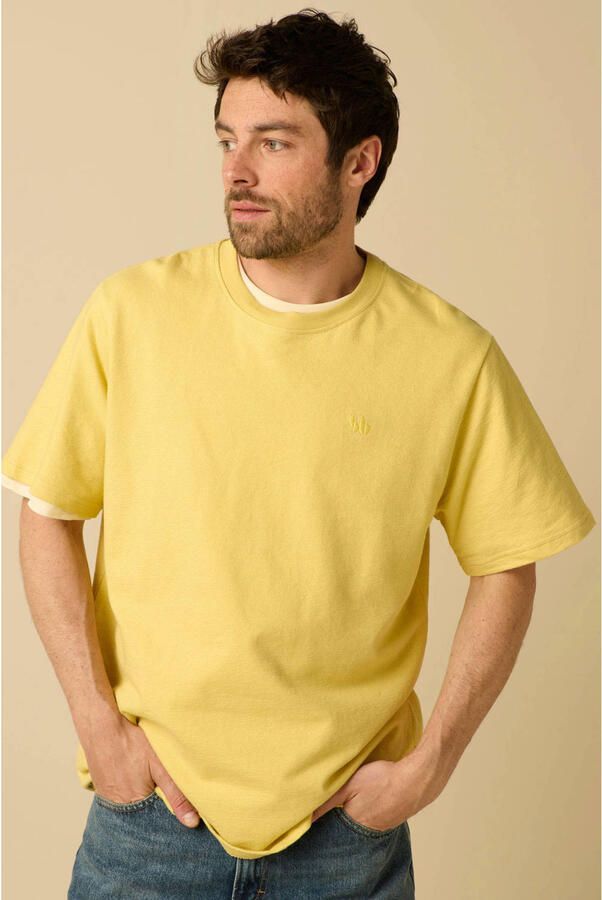 Sissy-Boy regular T-shirt geel
