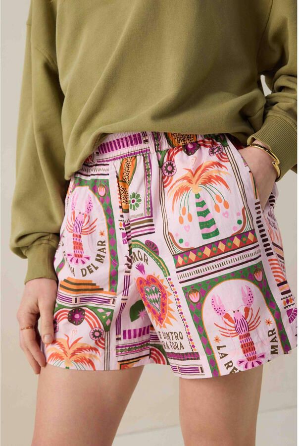 Sissy-Boy regular waist casual short lichtroze - Foto 3