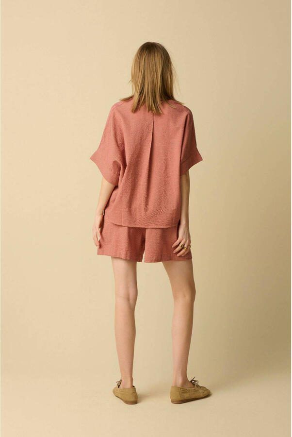 Sissy-Boy regular waist gestreepte broek roze - Foto 3