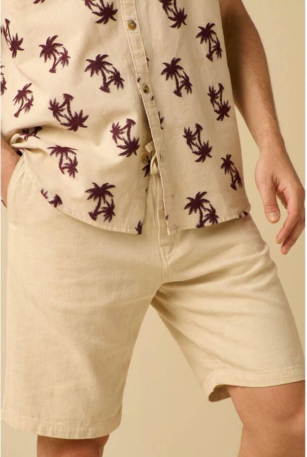 Sissy-Boy relaxed fit casual short met linnen wit