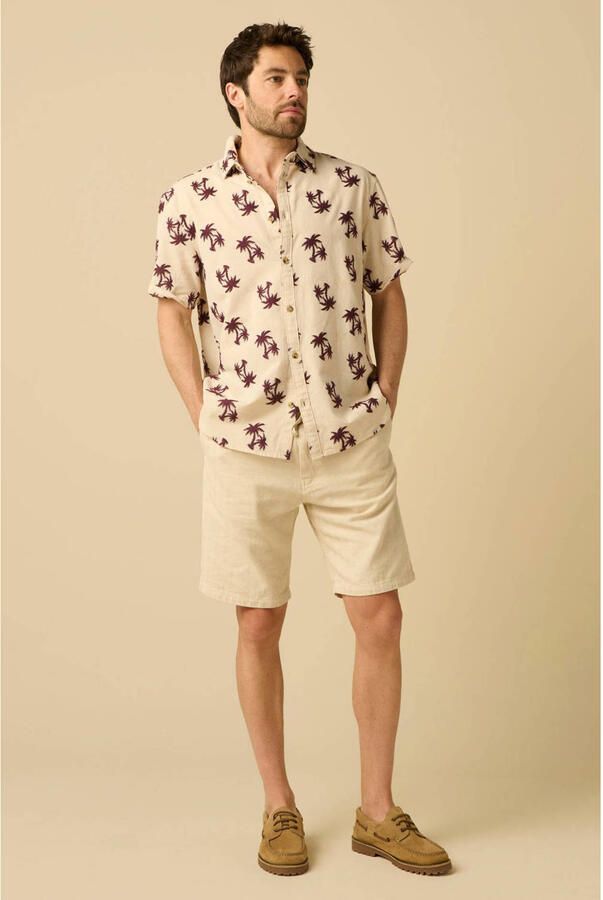 Sissy-Boy relaxed fit casual short met linnen wit - Foto 2
