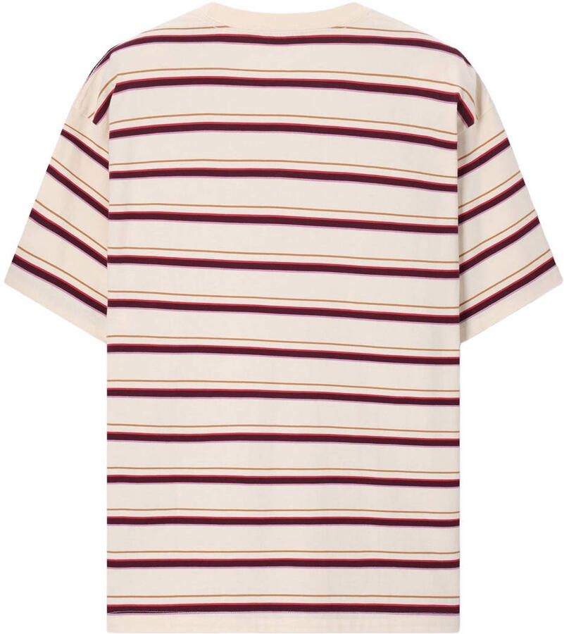 Sissy-Boy relaxed fit gestreept T-shirt wit - Foto 2